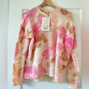 Sezane May Knitwear - Pink Flowers